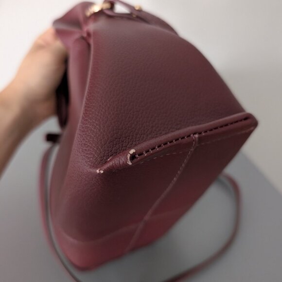 Leather Bag Polene Inspired Oxblood - Picture 3 of 3